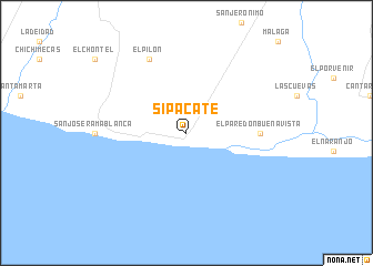 map of Sipacate