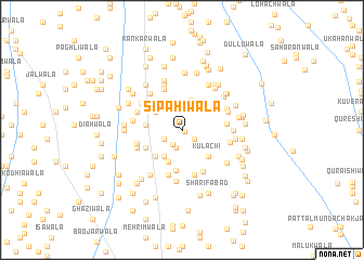 map of Sipāhiwāla