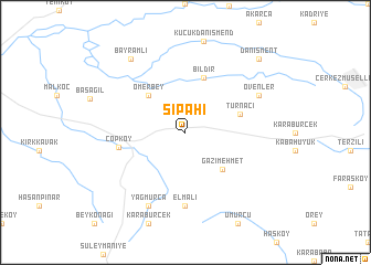 map of Sipahi