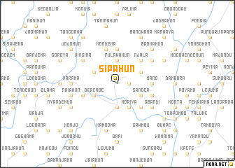 map of Sipahun