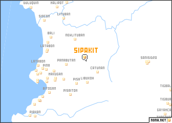 map of Sipakit