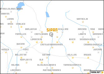 map of Sipán