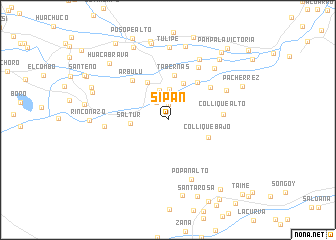 map of Sipán