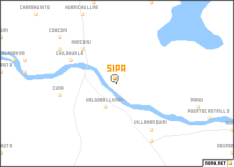 map of Sipa