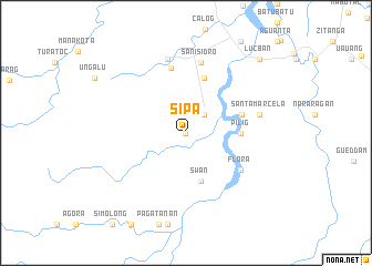 map of Sipa