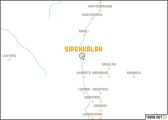 map of Sipe-hkalaw