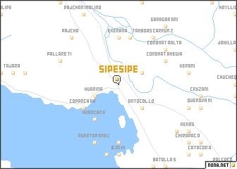 map of Sipesipe