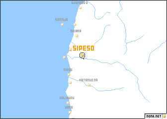 map of Sipeso