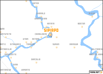 map of Sipiapo