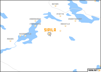 map of Sipilä