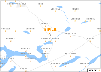 map of Sipilä