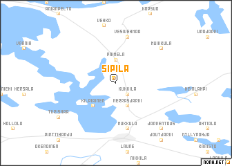 map of Sipilä