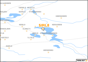 map of Sipilä