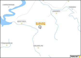 map of Siping