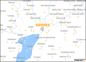 map of Sipiones