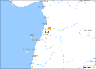 map of Sipi