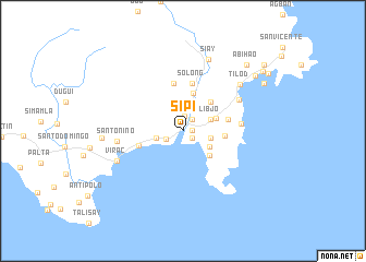 map of Sipi