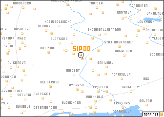 Sipoo (Finland) map 
