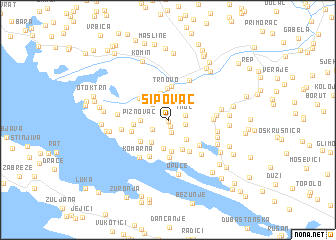 map of Šipovac