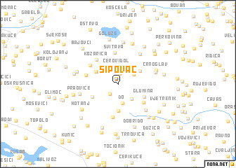 map of Šipovac