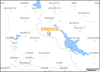 map of Sipovichi