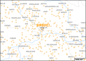 map of Šipovići