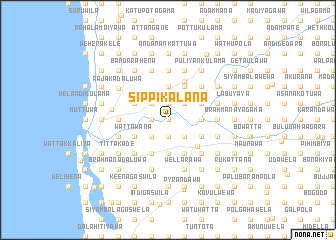 map of Sippikalana