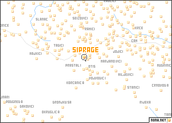 map of Šiprage