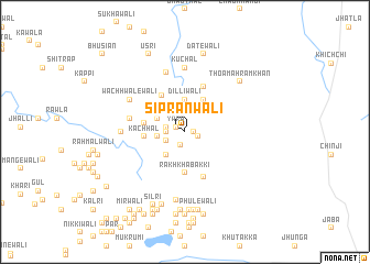 map of Siprānwāli