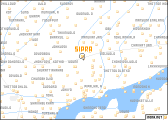 map of Sipra