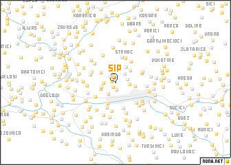 map of Šip