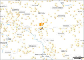 map of Šip