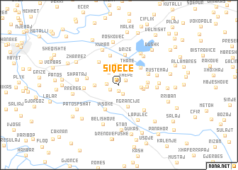 map of Siqecë