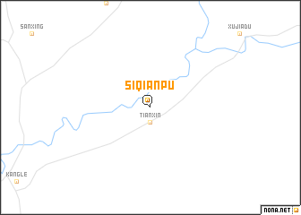 map of Siqianpu