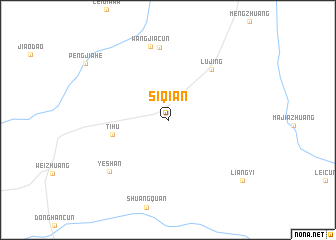 map of Siqian
