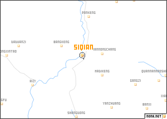 map of Siqian