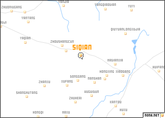 map of Siqian