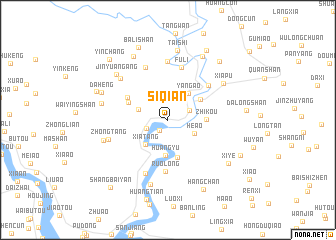 map of Siqian