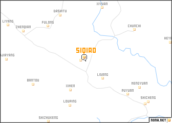 map of Siqiao