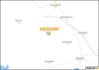 map of Siqingwan