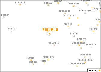 map of Siquela