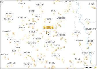 map of Sique