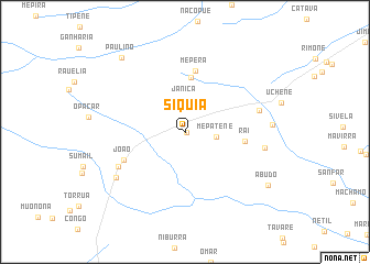 map of Siquia