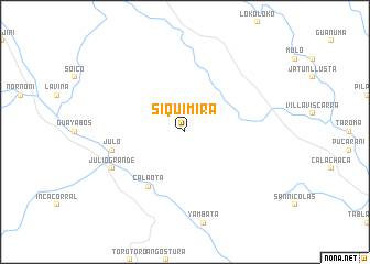 map of Siquimira