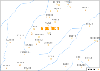 map of Siquinica