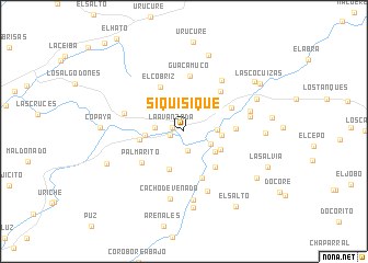 map of Siquisique