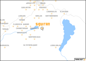 map of Siquitán