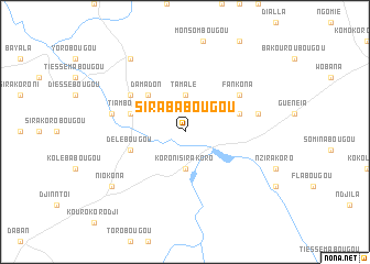 map of Sirababougou