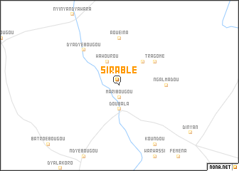 map of Sirablé