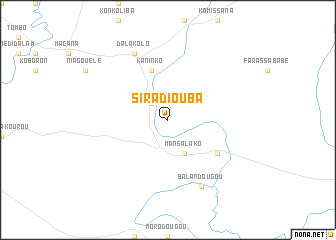 map of Siradiouba